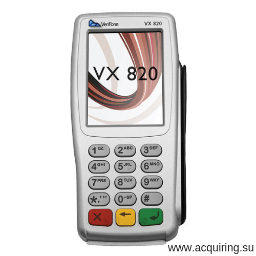 Пин пад Verifone VX820 (подключение к онлайн кассе) в Кургане под проект Прими Карту